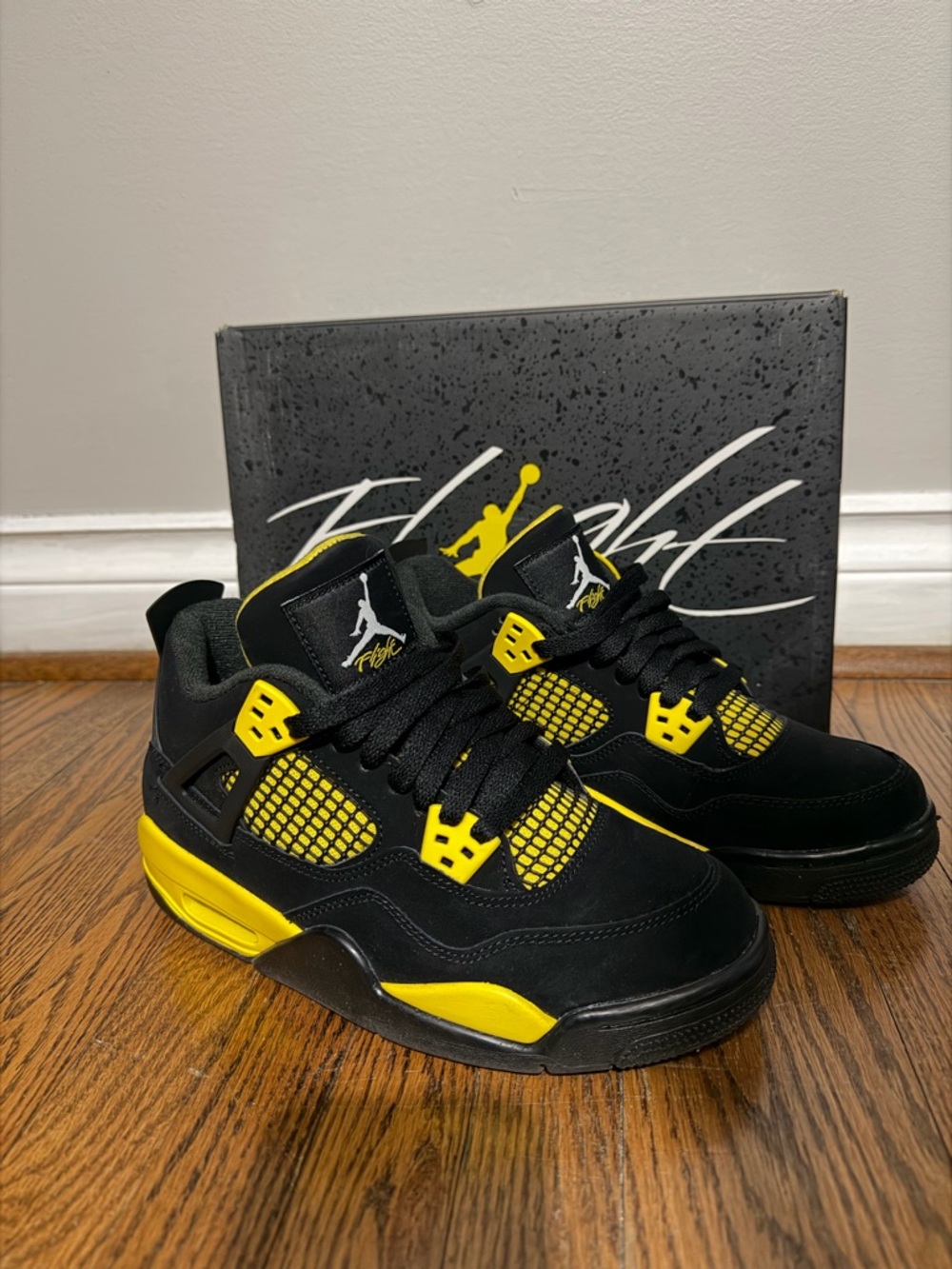 Jordan 4’s Black and Yellow Retro